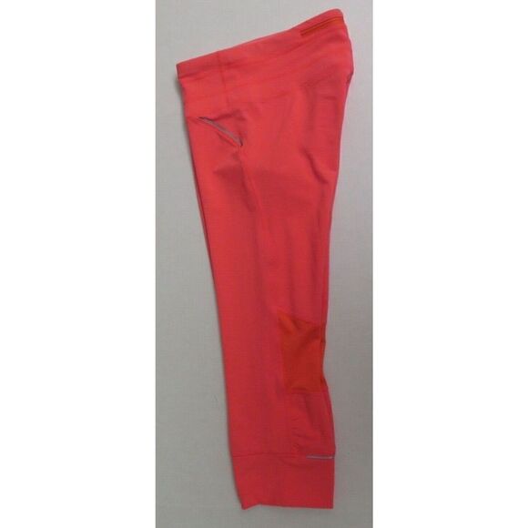 Athleta 862109 11 Women's Sz S Coral Relay Banded Cuff Capris - Picture 7 of 10